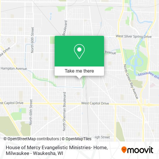 Mapa de House of Mercy Evangelistic Ministries- Home