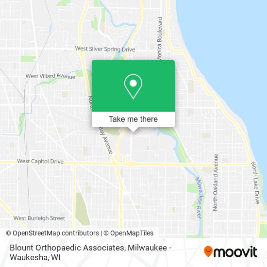 Blount Orthopaedic Associates map