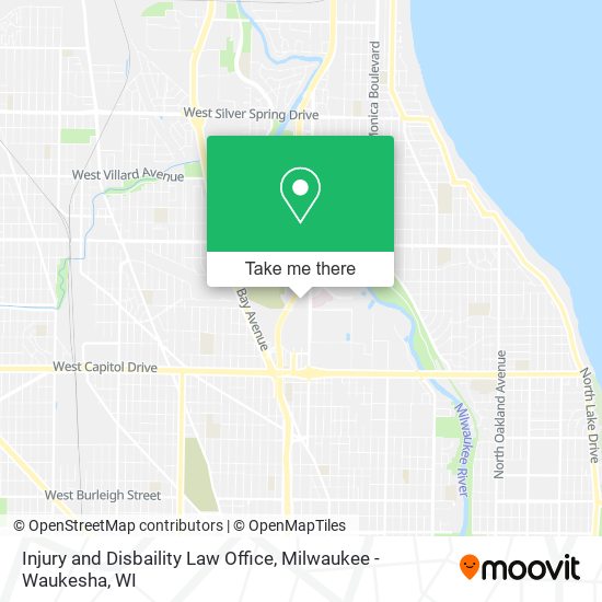 Injury and Disbaility Law Office map