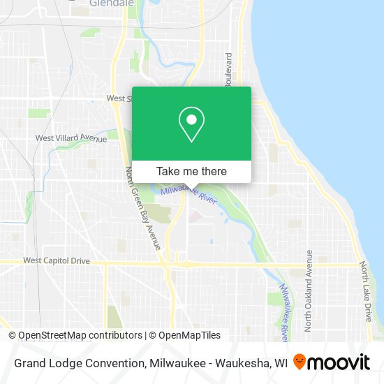 Grand Lodge Convention map