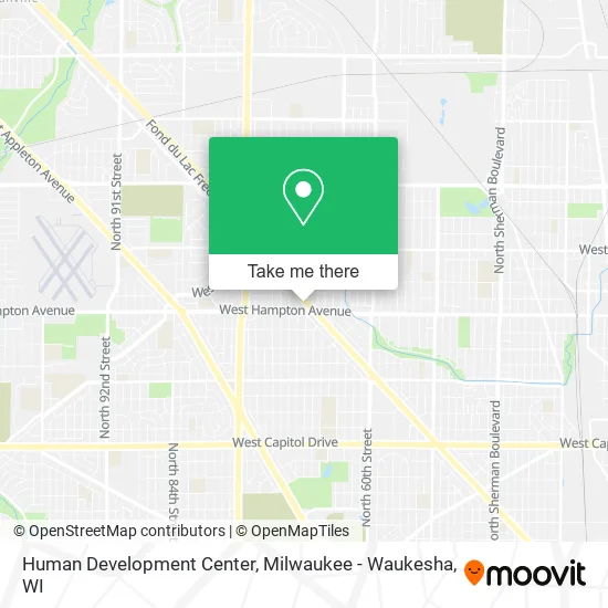 Mapa de Human Development Center