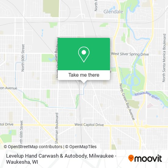 Levelup Hand Carwash & Autobody map