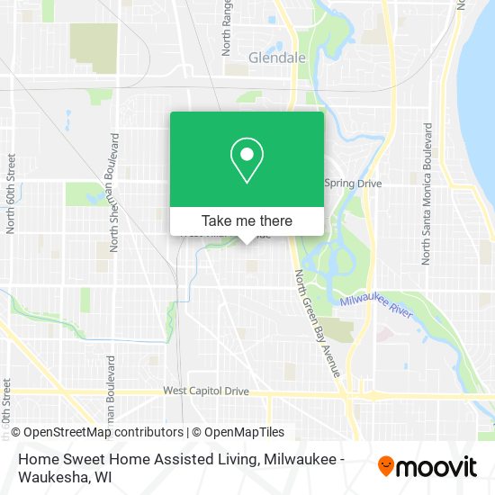 Home Sweet Home Assisted Living map