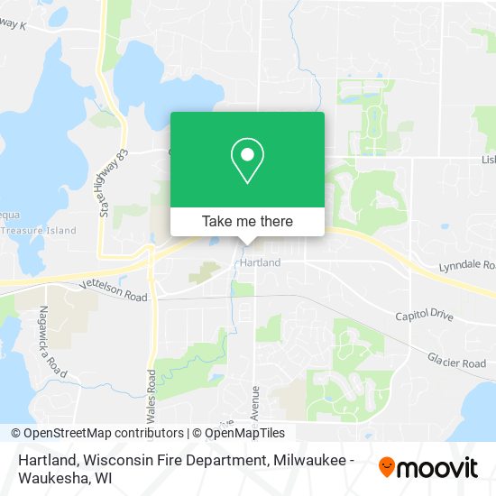 Mapa de Hartland, Wisconsin Fire Department