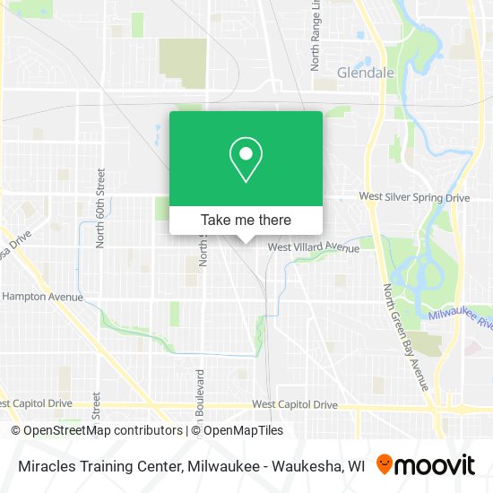 Miracles Training Center map