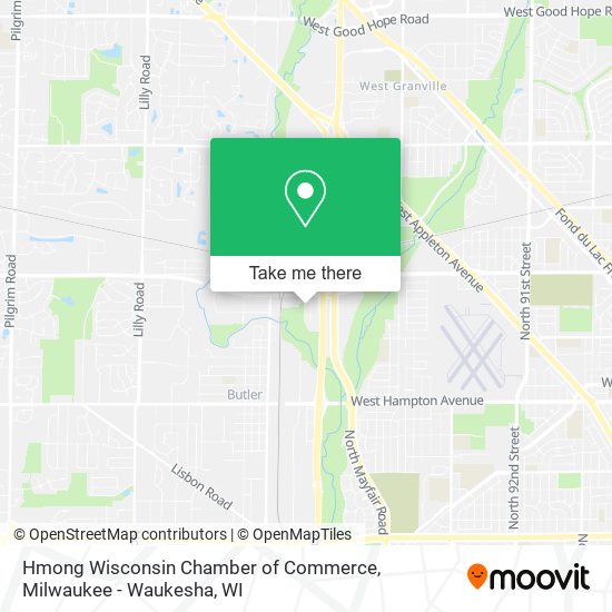 Hmong Wisconsin Chamber of Commerce map