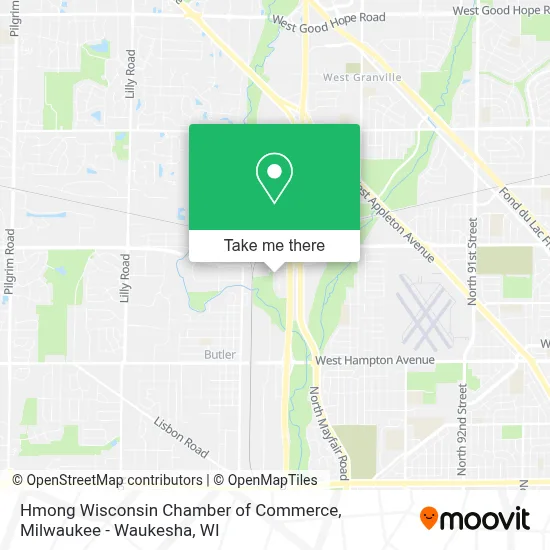 Hmong Wisconsin Chamber of Commerce map