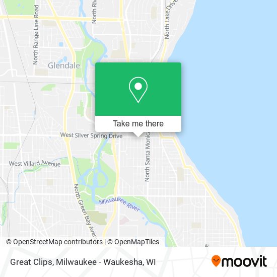 Great Clips map