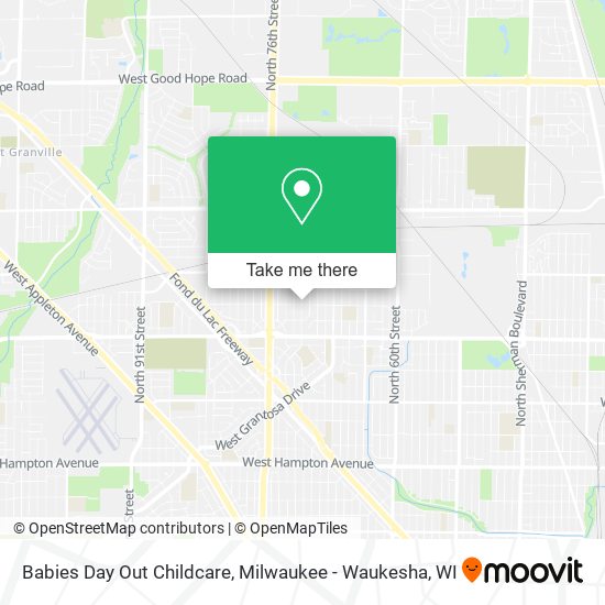 Babies Day Out Childcare map