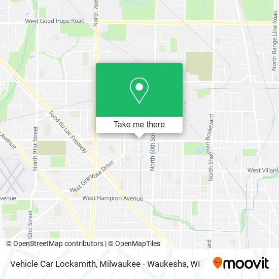 Vehicle Car Locksmith map