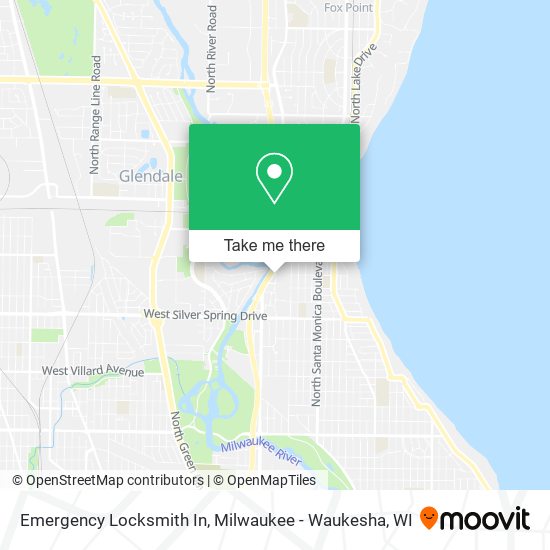 Emergency Locksmith In map