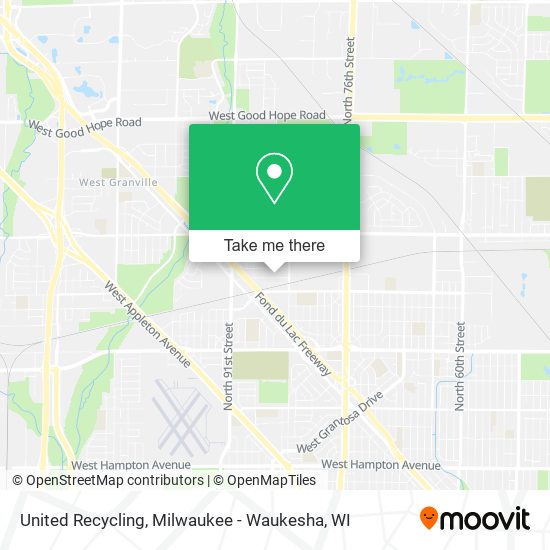 United Recycling map