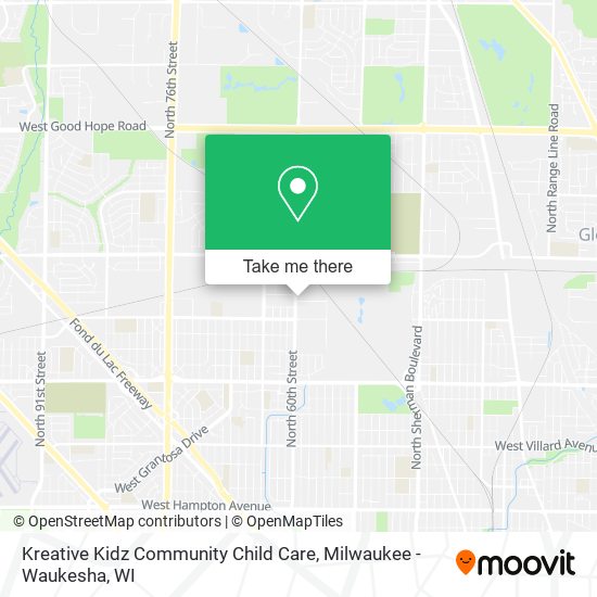 Kreative Kidz Community Child Care map
