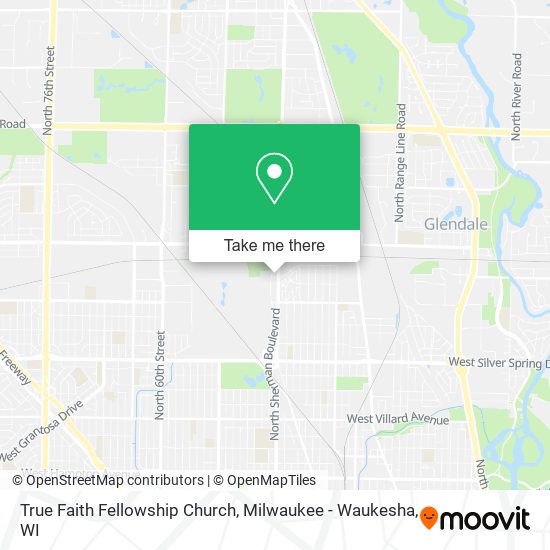 True Faith Fellowship Church map