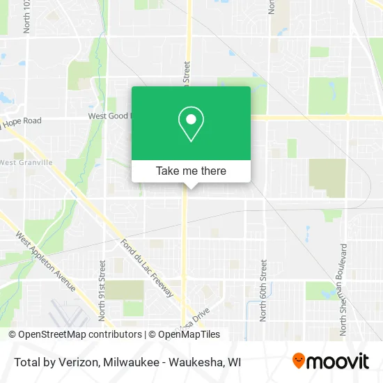 Mapa de Total by Verizon