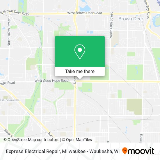 Express Electrical Repair map