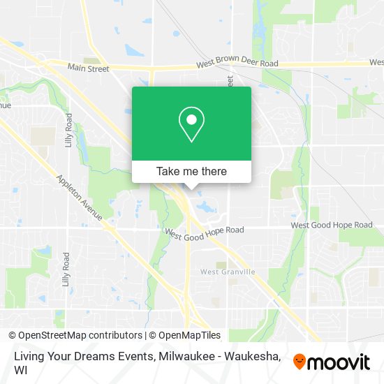 Living Your Dreams Events map