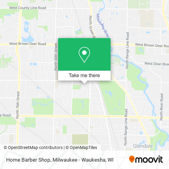 Mapa de Home Barber Shop