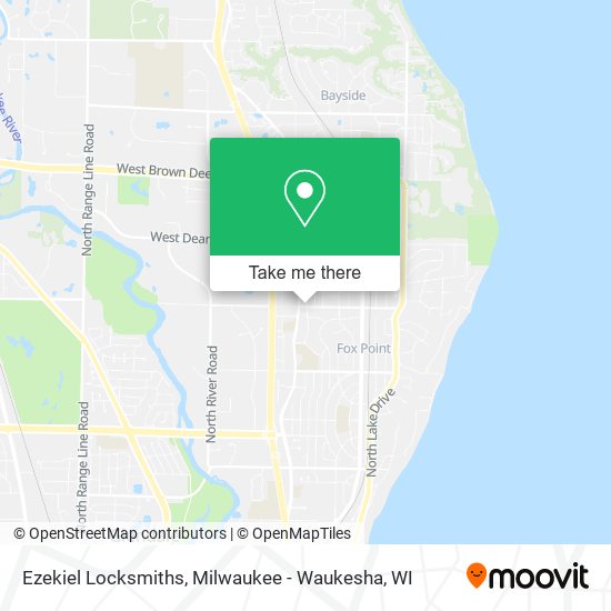Ezekiel Locksmiths map