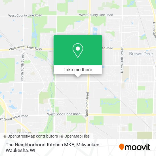 The Neighborhood Kitchen MKE map