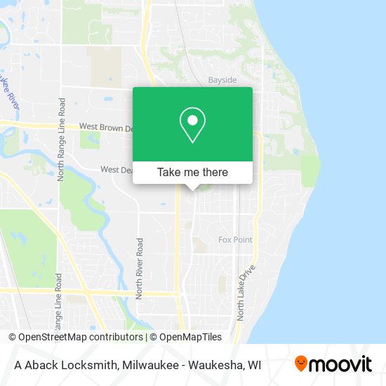 Mapa de A Aback Locksmith