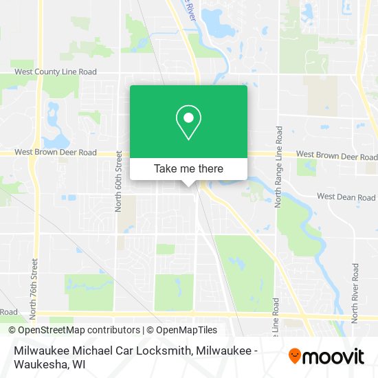 Milwaukee Michael Car Locksmith map