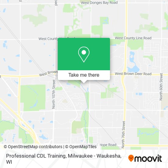 Mapa de Professional CDL Training