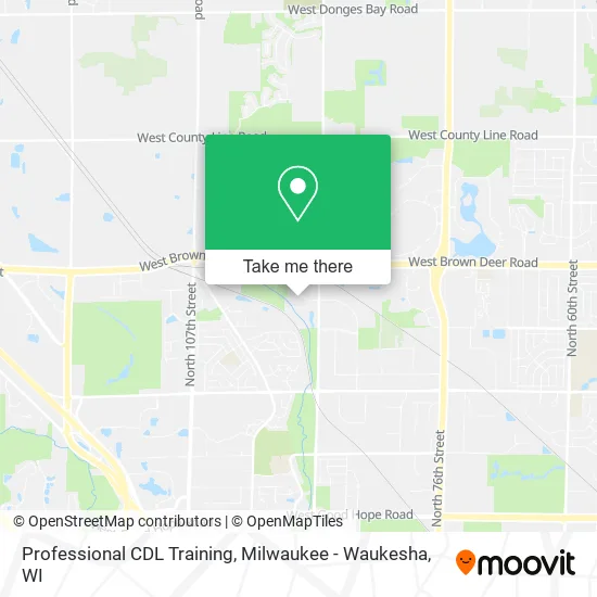 Mapa de Professional CDL Training