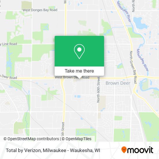 Total by Verizon map