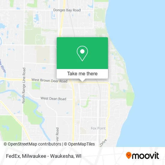 FedEx map