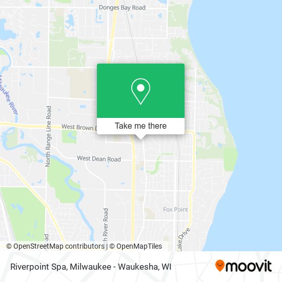 Riverpoint Spa map