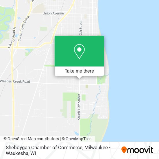 Sheboygan Chamber of Commerce map
