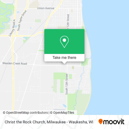 Christ the Rock Church map