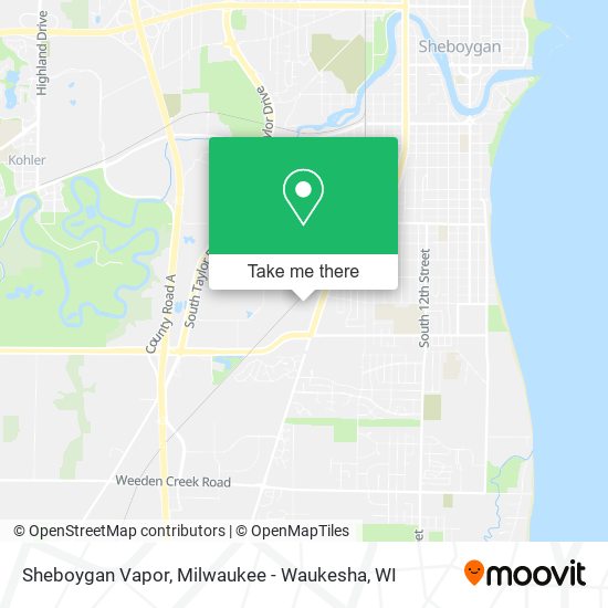 Sheboygan Vapor map