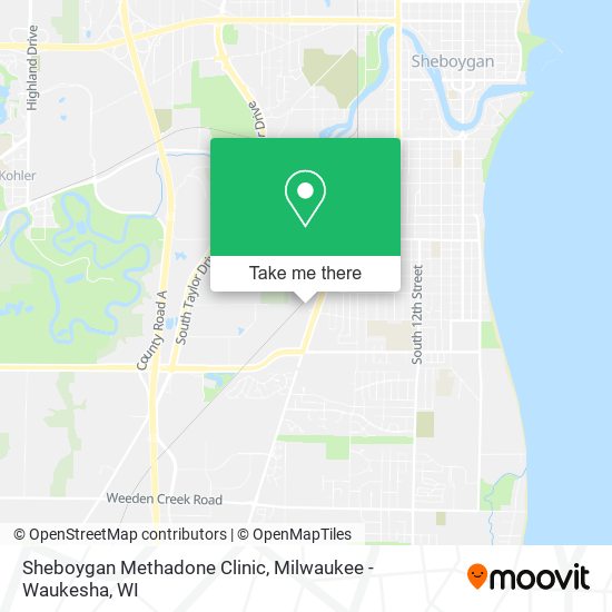 Sheboygan Methadone Clinic map