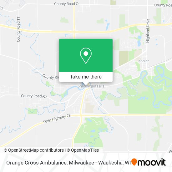 Orange Cross Ambulance map