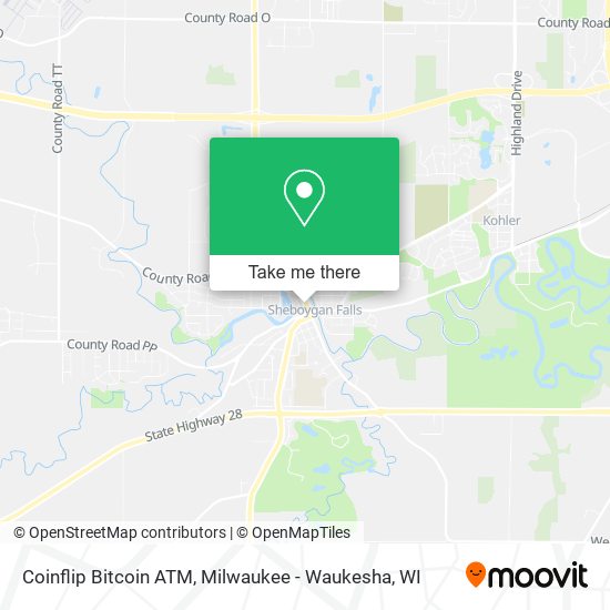 Mapa de Coinflip Bitcoin ATM