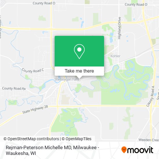 Rejman-Peterson Michelle MD map