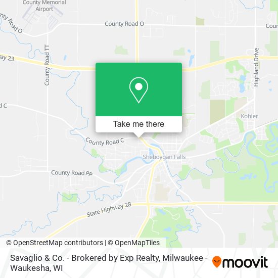 Savaglio & Co. - Brokered by Exp Realty map