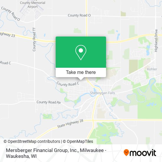 Mapa de Mersberger Financial Group, Inc.