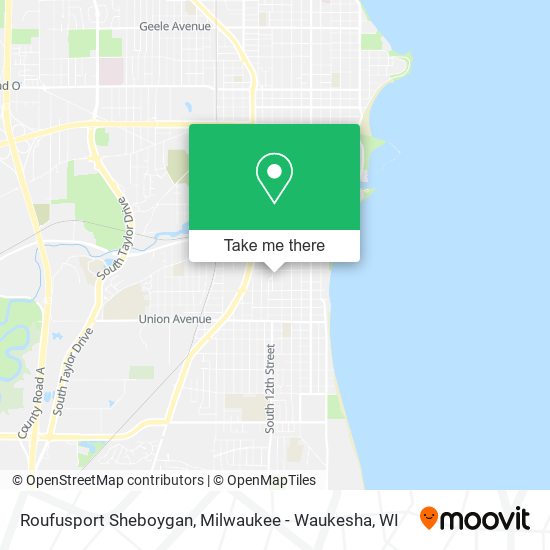 Mapa de Roufusport Sheboygan