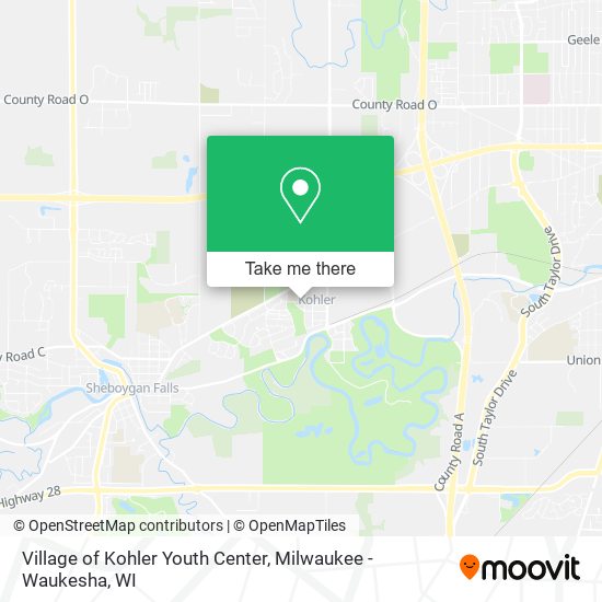 Village of Kohler Youth Center map