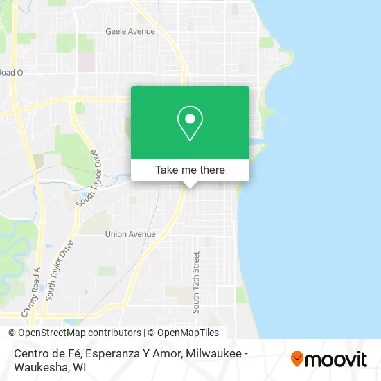 Centro de Fé, Esperanza Y Amor map