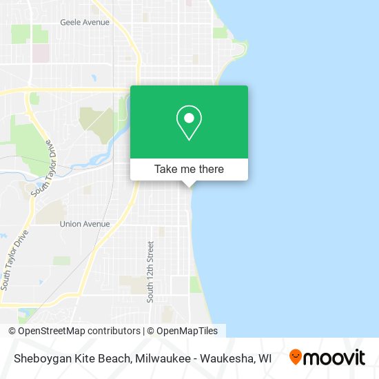 Mapa de Sheboygan Kite Beach