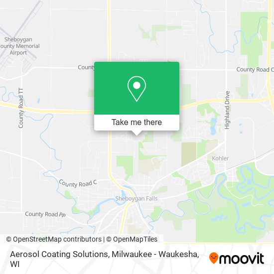 Aerosol Coating Solutions map