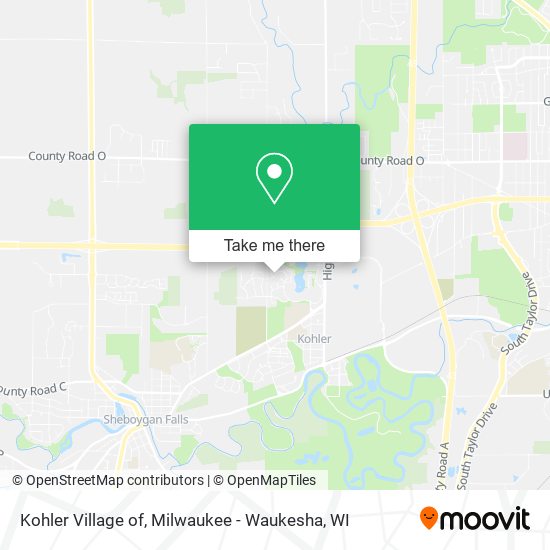 Kohler Village of map
