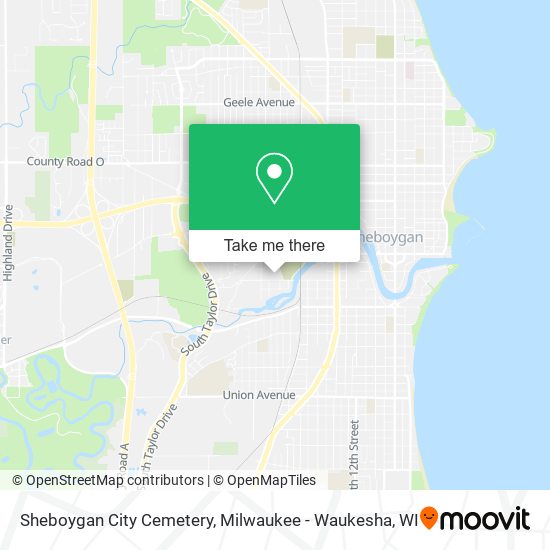 Mapa de Sheboygan City Cemetery