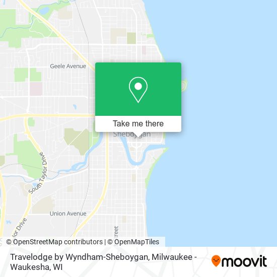 Travelodge by Wyndham-Sheboygan map