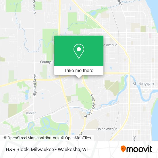 H&R Block map