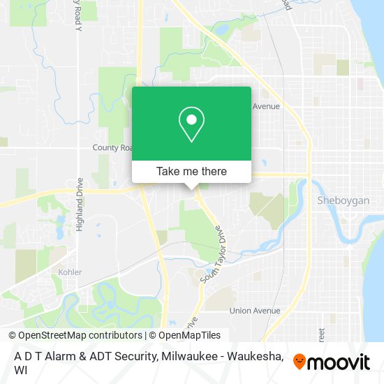 A D T Alarm & ADT Security map